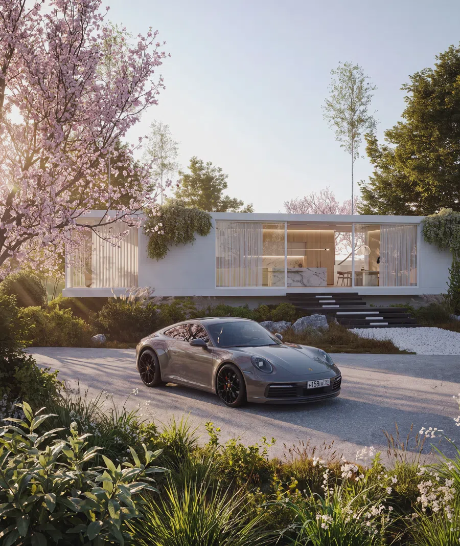 Интерьерная визуализация — рендер, автор Михаил Изотов, перенесён из 3ds Max в Blender Cycles с помощью NodeFlow Platform