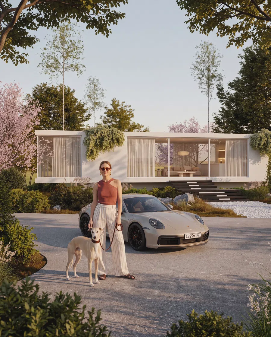 Интерьерная визуализация — рендер, автор Михаил Изотов, перенесён из 3ds Max в Blender Cycles с помощью NodeFlow Platform