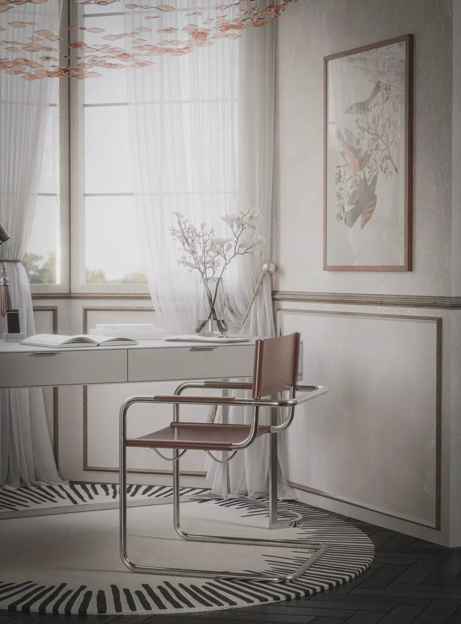 Интерьерная визуализация — рендер, автор Михаил Изотов, перенесён из 3ds Max в Blender Cycles с помощью NodeFlow Platform