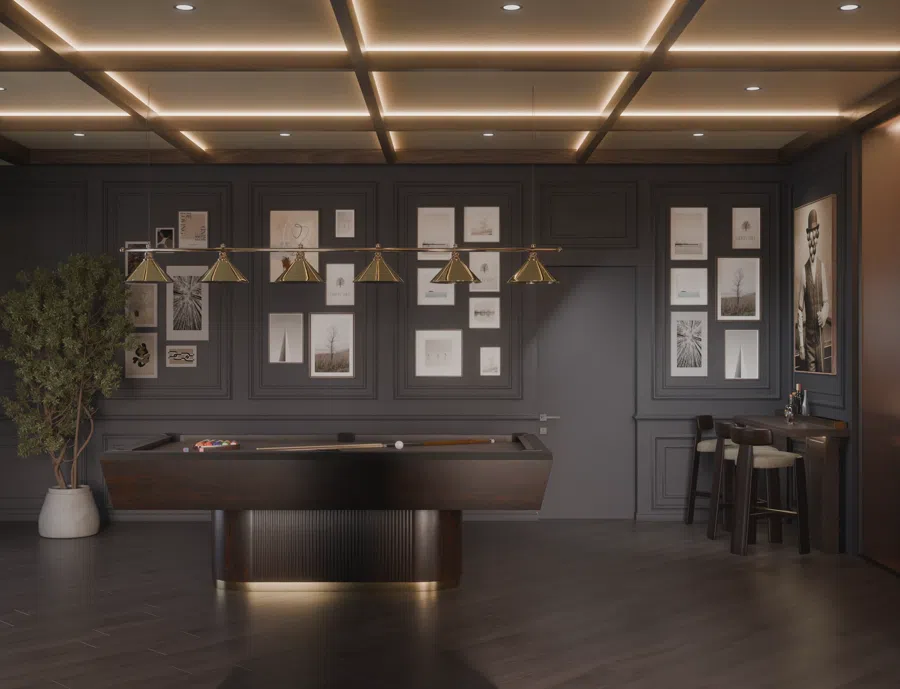 Интерьерная визуализация — рендер, автор Михаил Изотов, перенесён из 3ds Max в Blender Cycles с помощью NodeFlow Platform