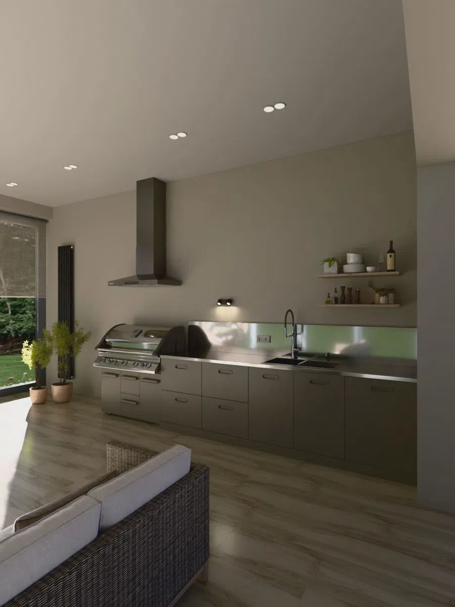 Интерьерная визуализация — рендер, автор Владислав, перенесён из 3ds Max в Blender Cycles с помощью NodeFlow Platform
