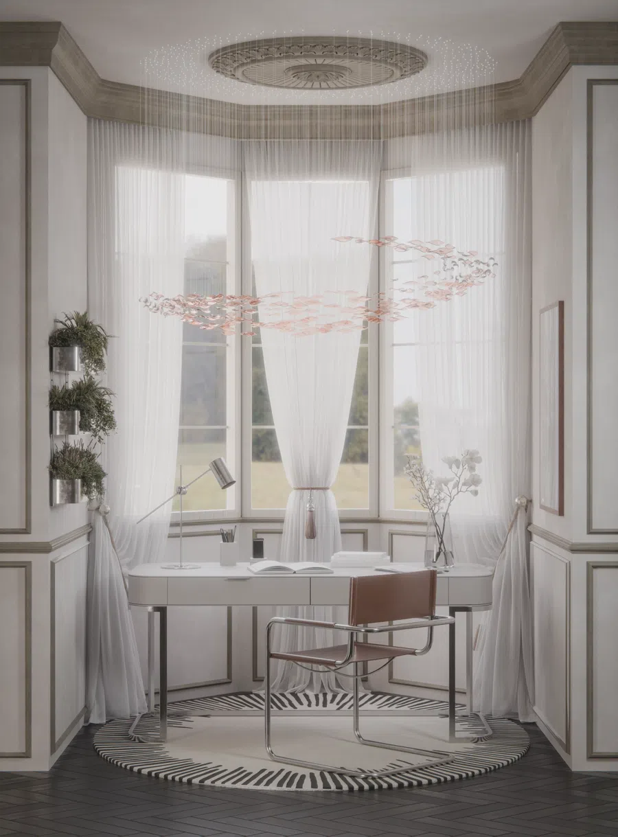 Интерьерная визуализация — рендер, автор Михаил Изотов, перенесён из 3ds Max в Blender Cycles с помощью NodeFlow Platform