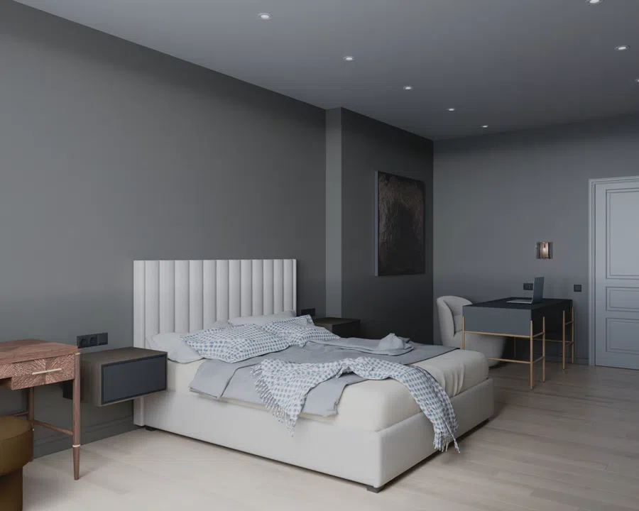 Интерьерная визуализация — рендер, автор Владислав, перенесён из 3ds Max в Blender Cycles с помощью NodeFlow Platform