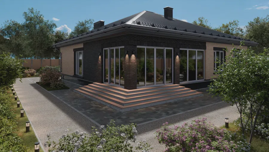 Интерьерная визуализация — рендер, автор Антон (SubaSub), перенесён из 3ds Max в Blender Cycles с помощью NodeFlow Platform