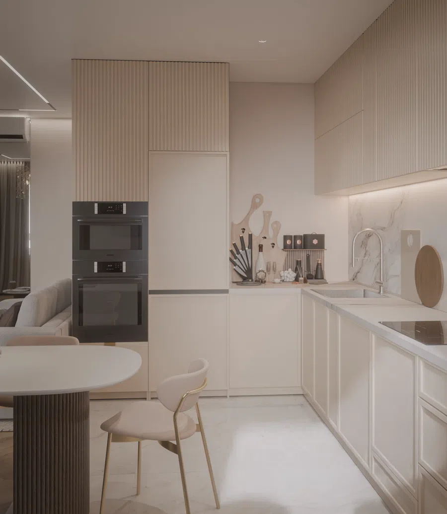 Интерьерная визуализация — рендер, автор Михаил Изотов, перенесён из 3ds Max в Blender Cycles с помощью NodeFlow Platform